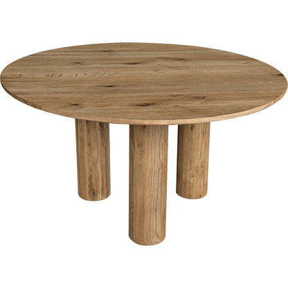 Jasper Round Dining Table by LH Imports in natural. Made from unique in a unique style.