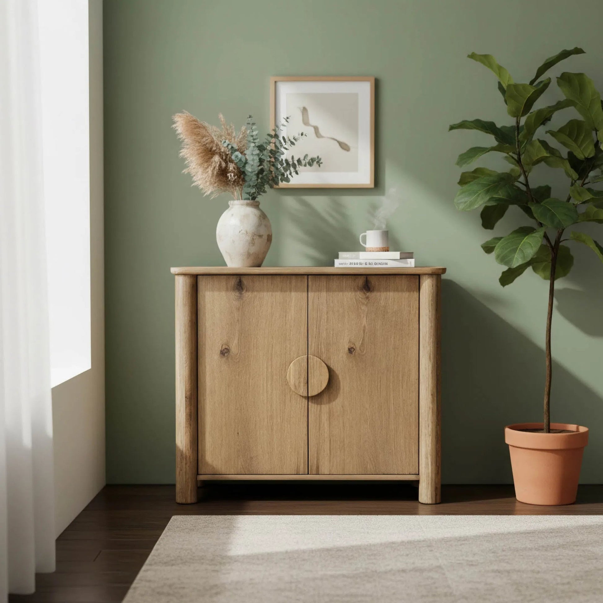 Jasper Small Sideboard by LH Imports in natural. Made from unique in a unique style.