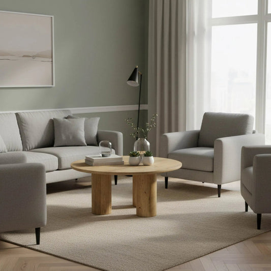 Jasper Coffee Table by LH Imports in natural. Made from unique in a unique style.