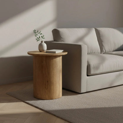Jasper Side Table by LH Imports in natural. Made from unique in a unique style.