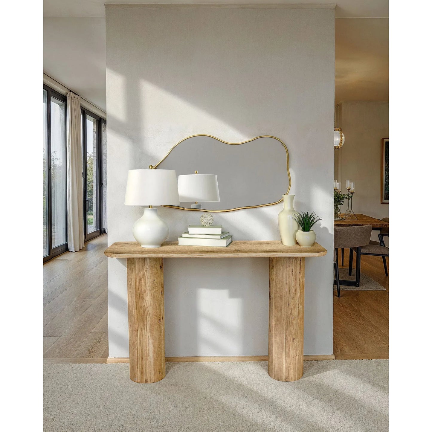 016 SI-2452856 | Lifestyle | Jasper Console by LH Imports in natural. Made from unique in a unique style.