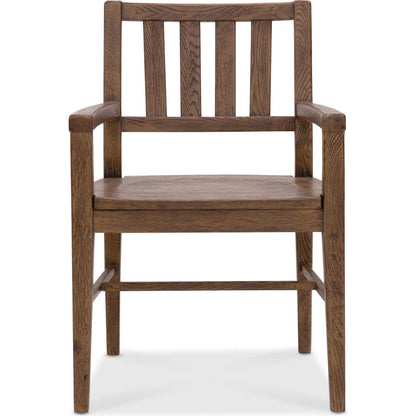 Driftwood Splatback Arm Chair by Hooker Furniture. Made from unique in a transitional style.