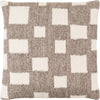 Taupe, Ivory, Stone Gray / Down Feather / 20" x 20"