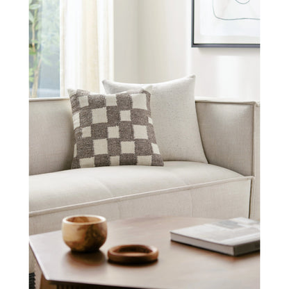 Jacinta Pillow - 481369 by Surya. Made from front: 80% wool, 20% cotton, back: 100% cotton in a modern style.