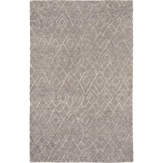 Javier Rug - 15332 by Surya in gray, ivory. Made from 70% wool, 30% cotton in a unique style.