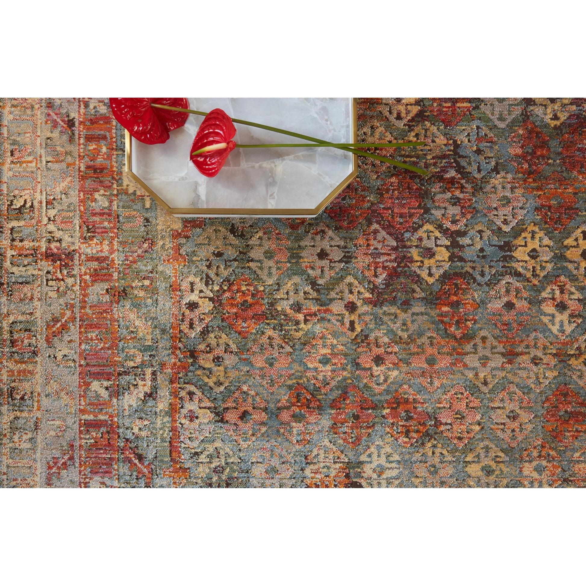 Javari JV-03 Rug by Loloi. Made from polyester, polypropylene in a transitional style.