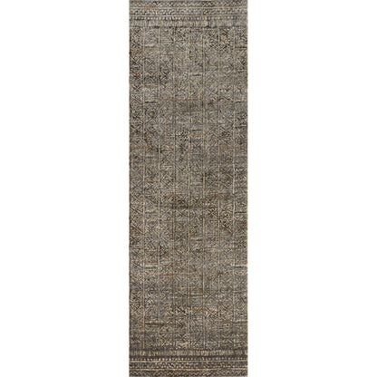 Javari JV-06 Rug by Loloi in charcoal, silver. Made from polyester, polypropylene in a eclectic & global style.