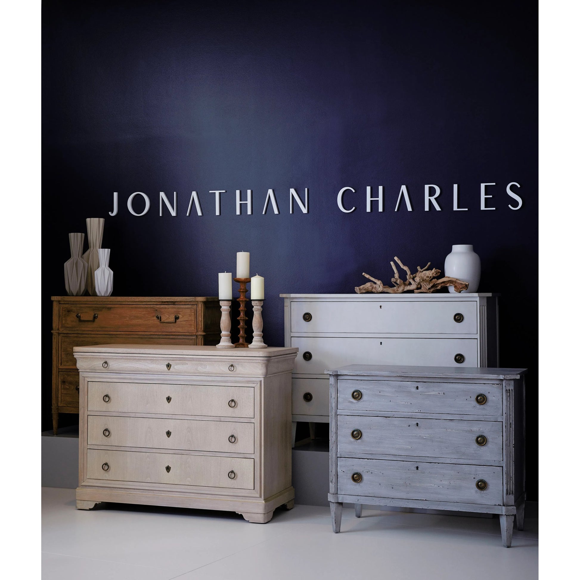 Timeless Entropy Louis Phillipe Drawer Chest by Jonathan Charles. Made from unique in a unique style.