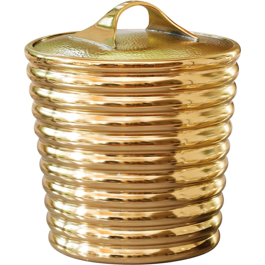 Beauty Ice Bucket by Global Views. Made from brass, stainless steel in a transitional style.