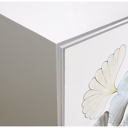 Annabelle Sideboard by Pasargad Home in silver and silver. Made from unique in a transitional style.