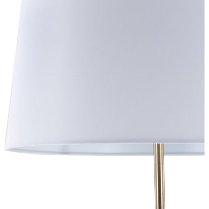 Jace - 23749 by Surya in metallic brass, translucent, white, ivory and white, gold. Made from polyester, metal in a modern style.
