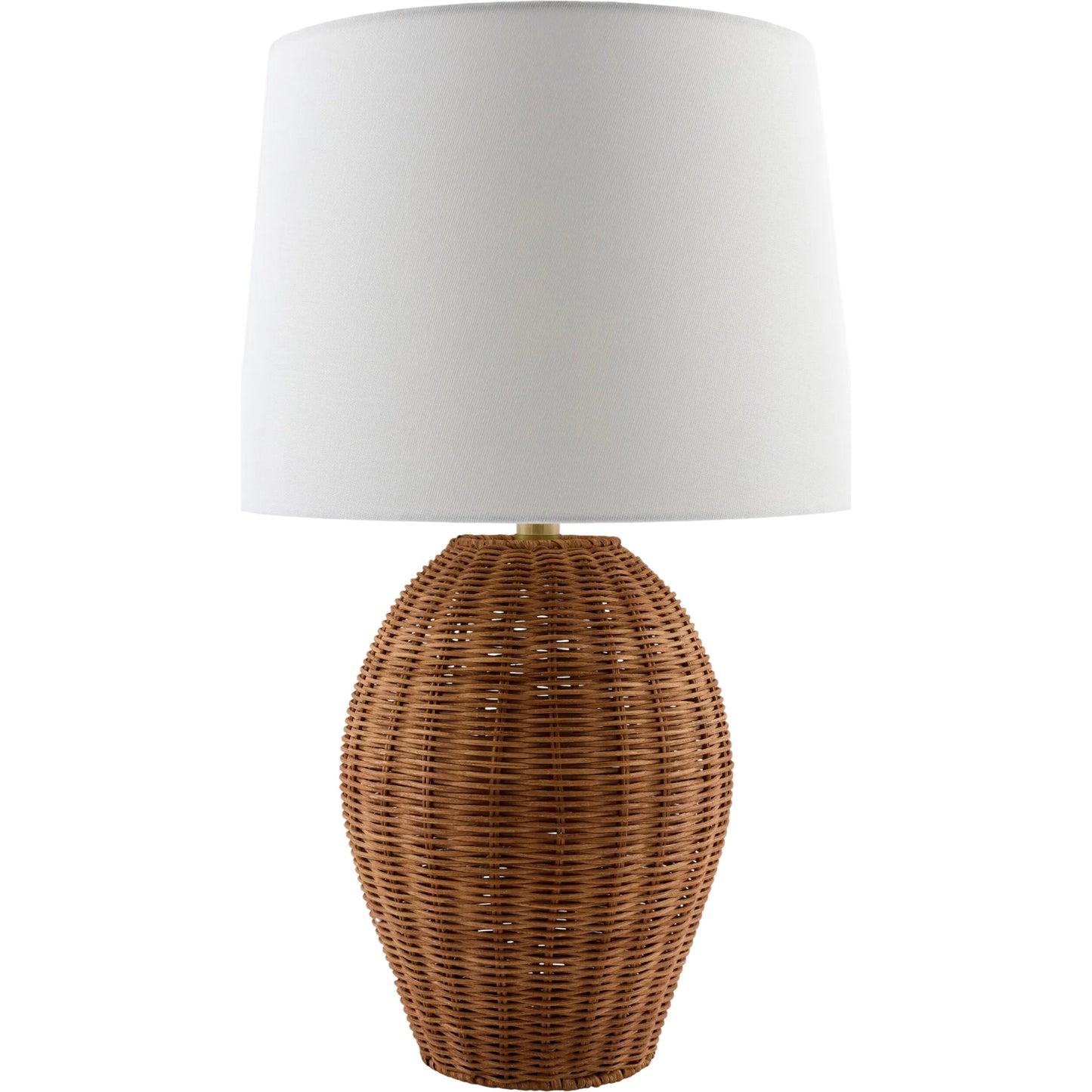 002 SI-2631673 | Primary Silo | Jacaranda Accent Table Lamp by Livabliss in plated, painted. Made from rattan, linen, polyester, iron in a unique style.