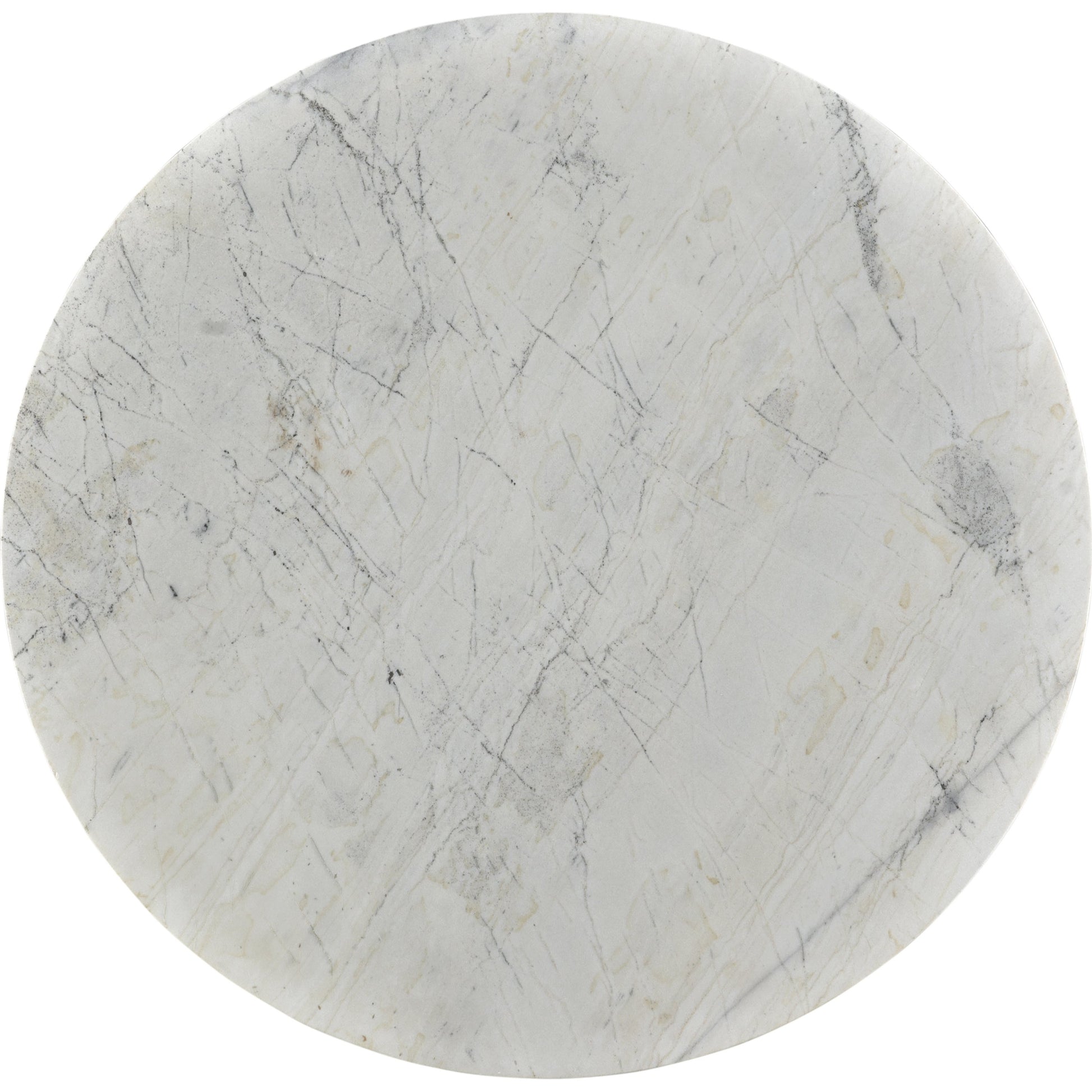 Jinxx Side Table by Moe's Home Collection in charcoal grey. Made from satwaria marble, solid acacia base, mdf in a modern style.