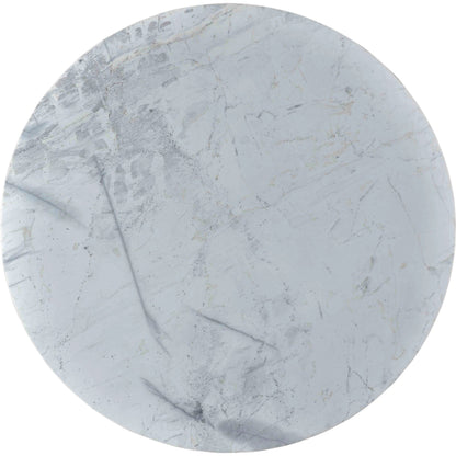 Jinxx Side Table by Moe's Home Collection in charcoal grey. Made from satwaria marble, solid acacia base, mdf in a modern style.