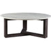 Jinxx Coffee Table by Moe's Home Collection. Made from satwaria marble, solid acacia base, mdf in a modern style.