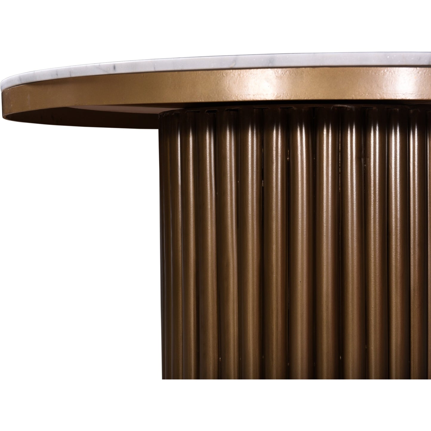 002 SI-2122085 | Closeup | Tower Dining Table by Moe's Home Collection. Made from unique in a transitional style.
