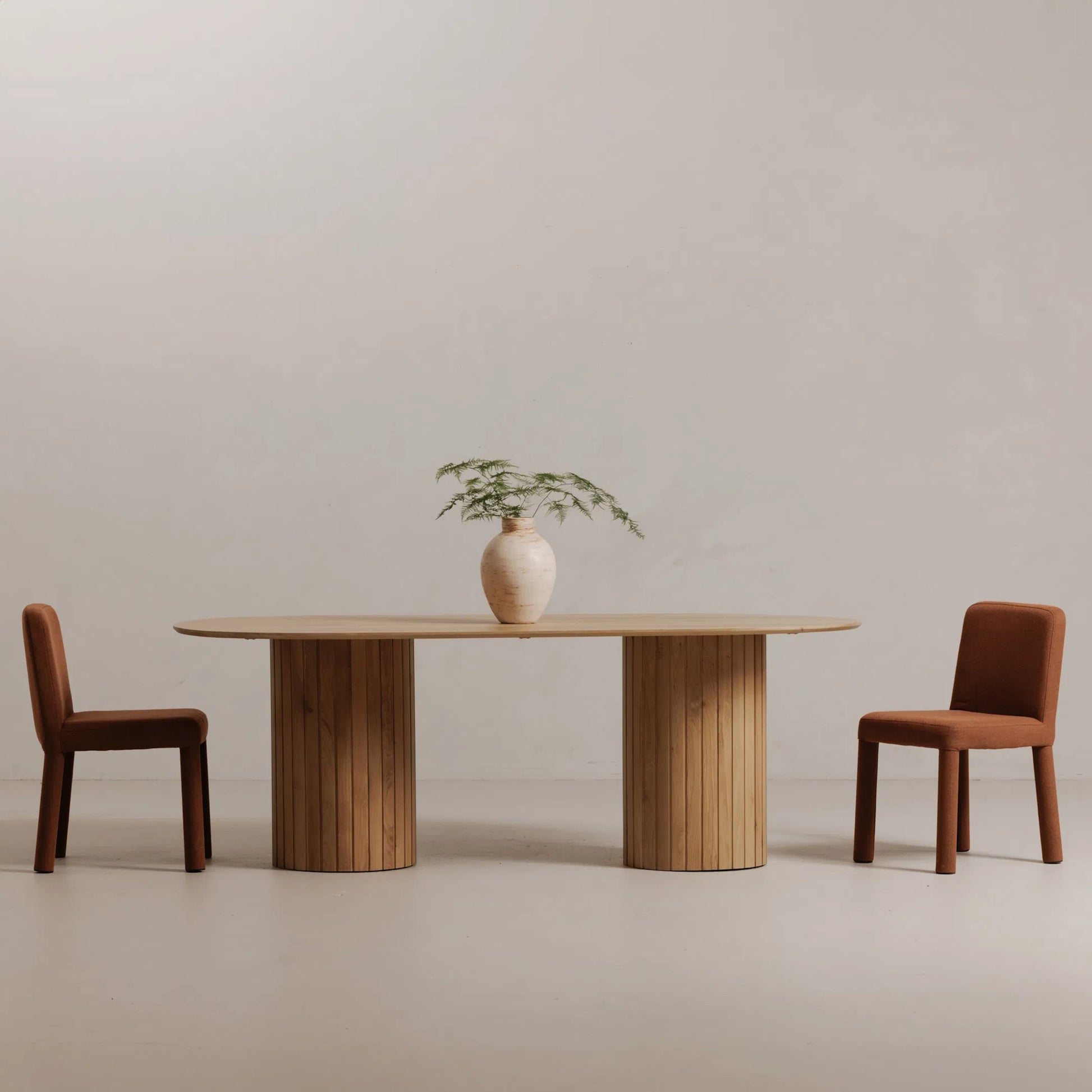 Povera Dining Table by Moe's Home Collection in black. Made from solid acacia wood in a modern style.