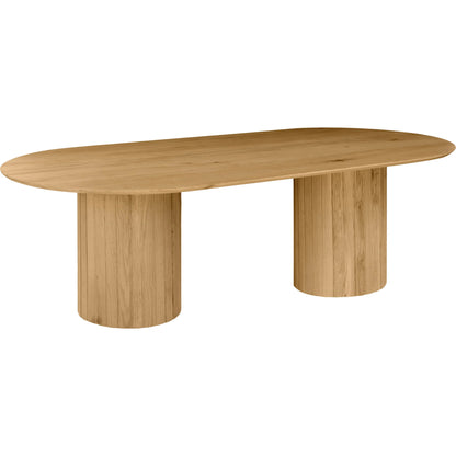 Povera Dining Table by Moe's Home Collection in black. Made from solid acacia wood in a modern style.