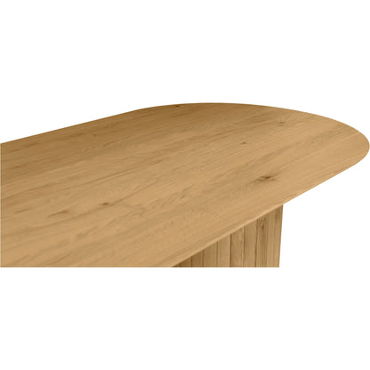 Povera Dining Table by Moe's Home Collection in black. Made from solid acacia wood in a modern style.
