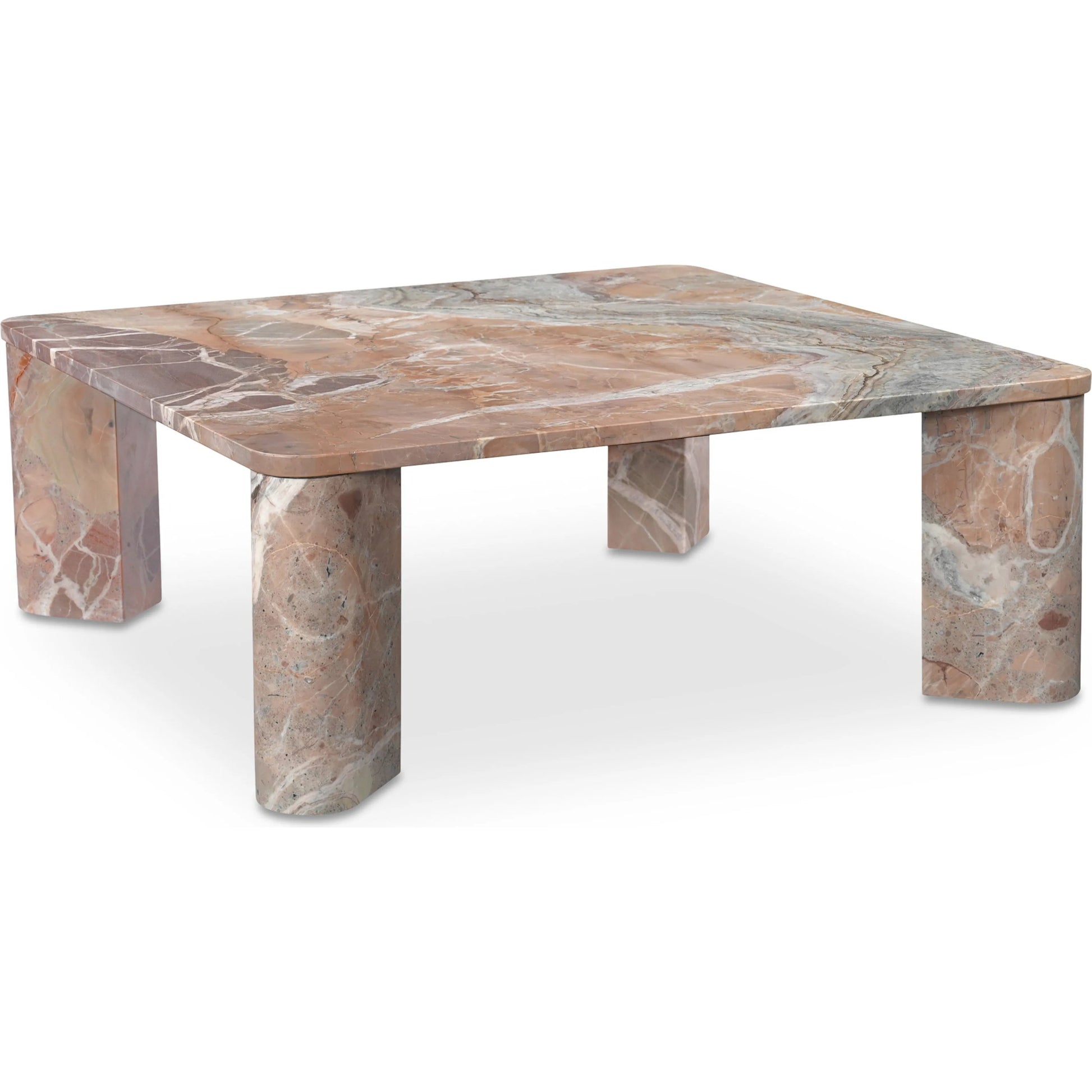 Segment Coffee Table by Moe's Home Collection. Made from marble in a modern style.