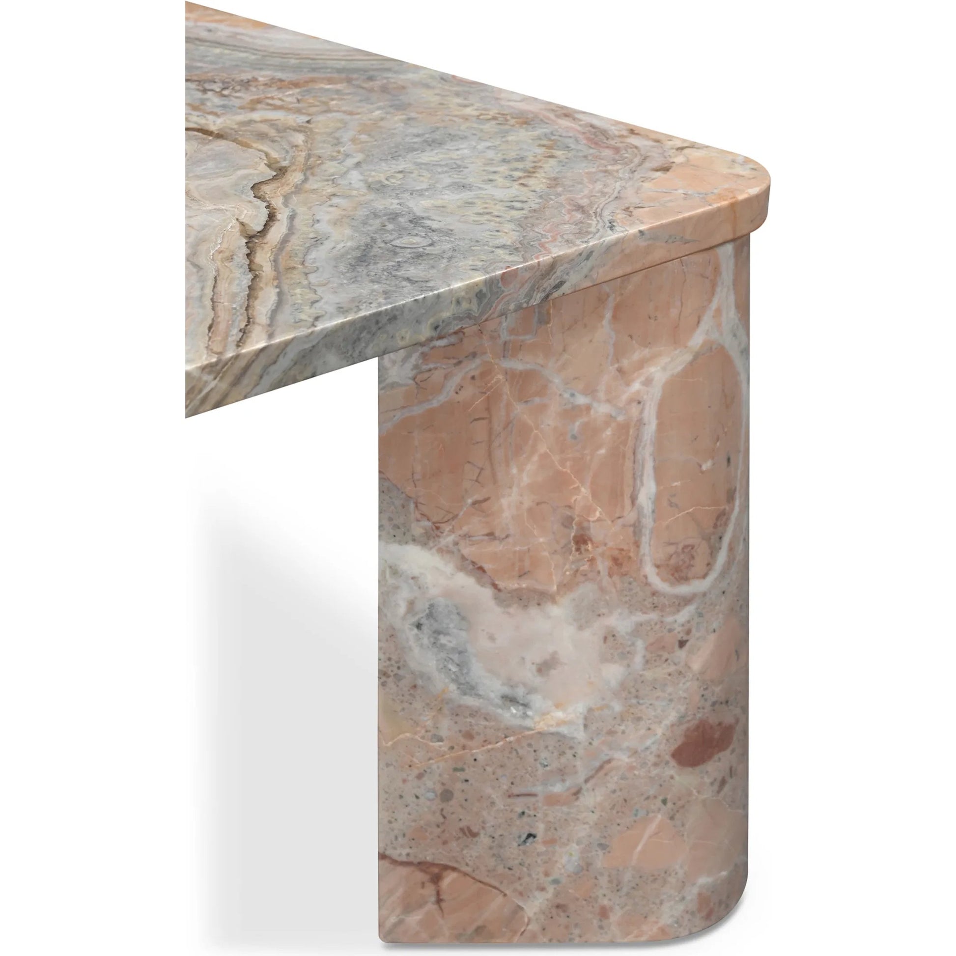 Segment Coffee Table by Moe's Home Collection. Made from marble in a modern style.
