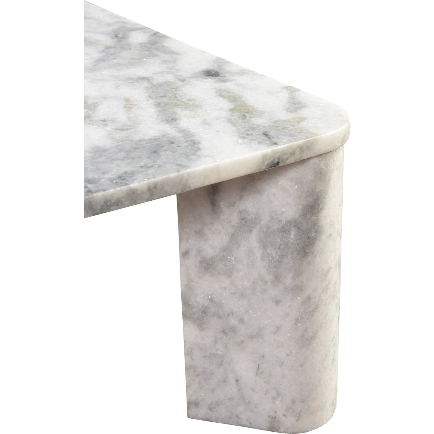 014 SI-2254018 | Closeup | Segment Coffee Table by Moe's Home Collection. Made from marble in a modern style.