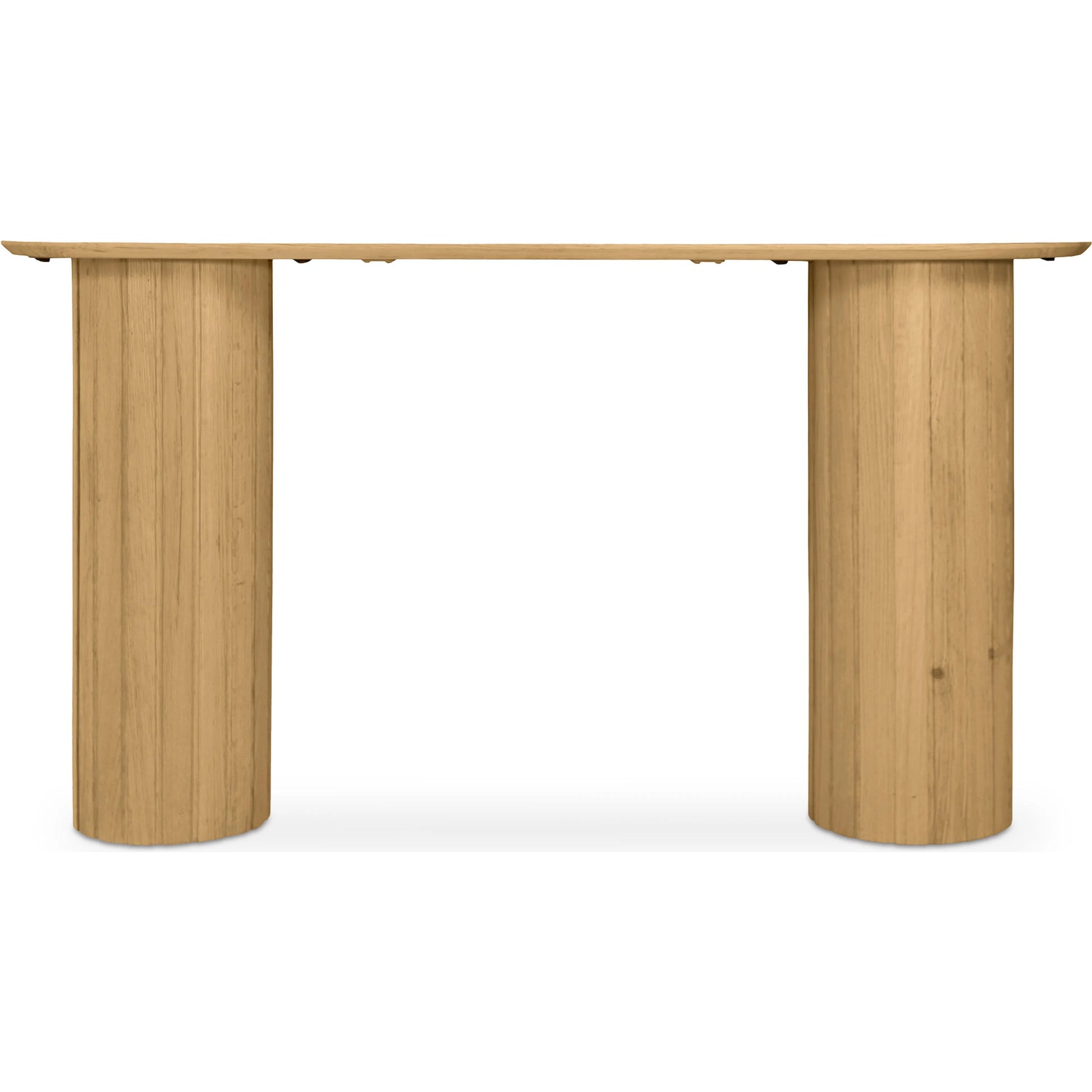 Povera Console Table by Moe's Home Collection in black. Made from solid acacia wood in a modern style.