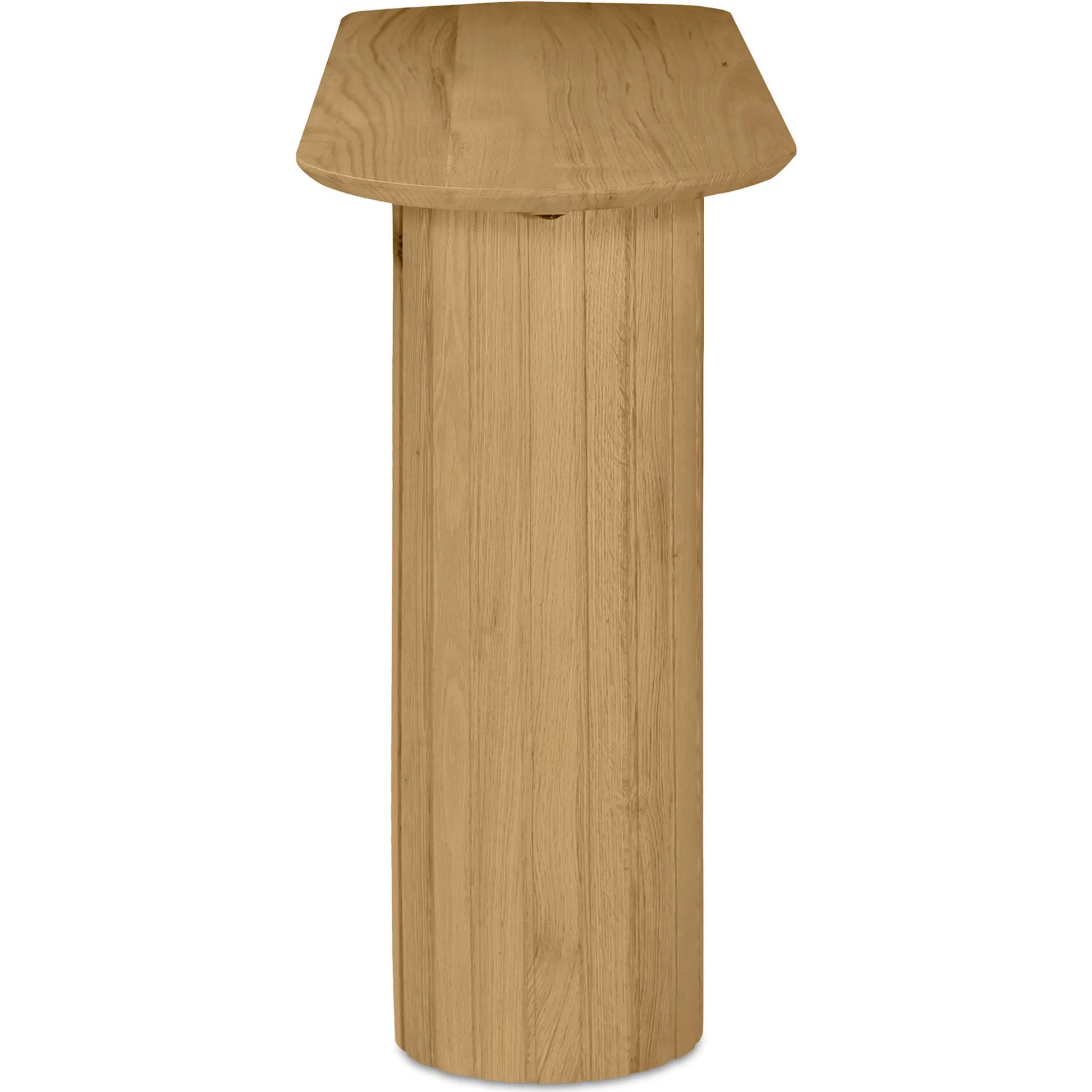 Povera Console Table by Moe's Home Collection in black. Made from solid acacia wood in a modern style.