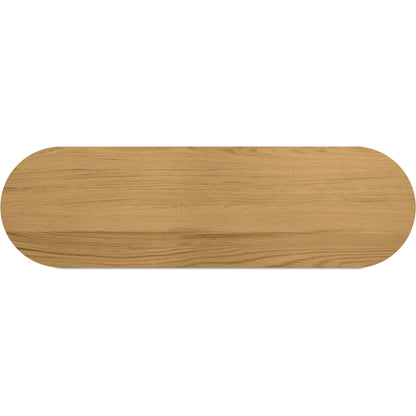 Povera Console Table by Moe's Home Collection in black. Made from solid acacia wood in a modern style.