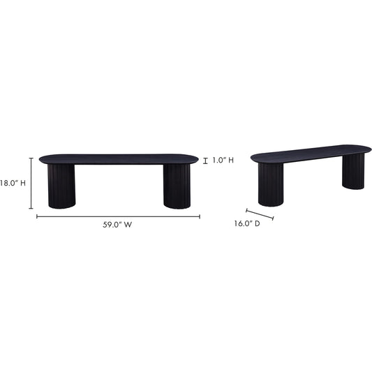 Povera Dining Bench by Moe's Home Collection. Made from unique in a unique style.