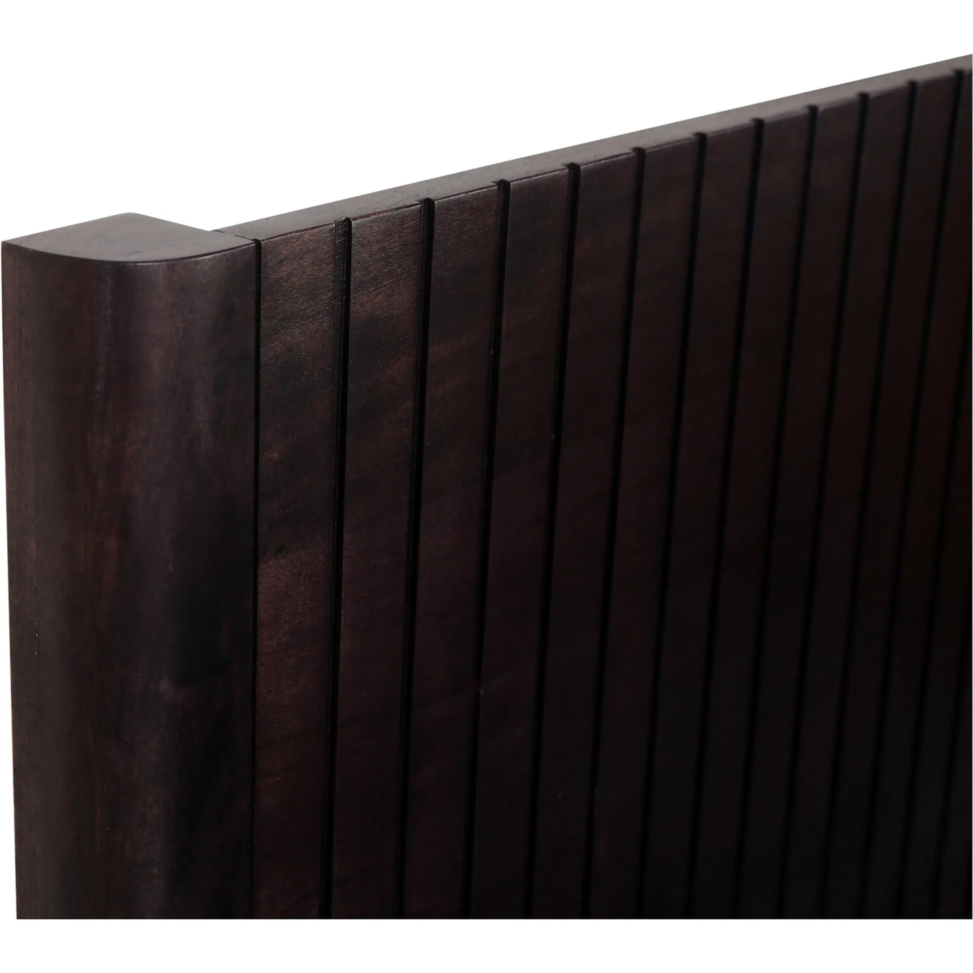 Povera Bed by Moe's Home Collection in natural. Made from solid oak, acacia wood slats in a transitional style.