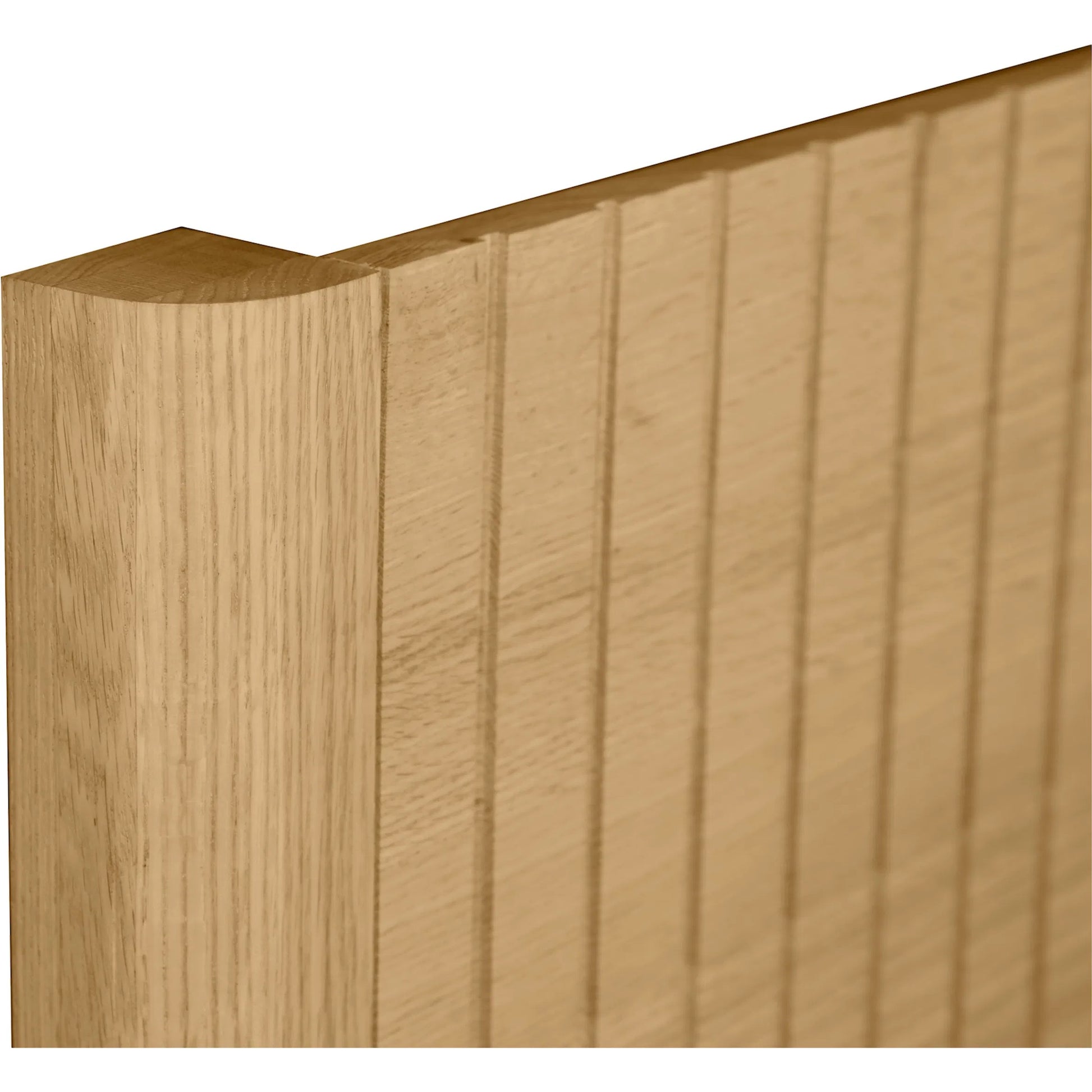 Povera Bed by Moe's Home Collection in natural. Made from solid oak, acacia wood slats in a transitional style.