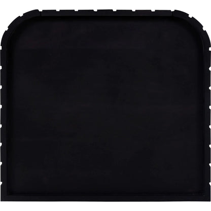 Povera Nightstand by Moe's Home Collection in black. Made from solid acacia wood, mdf back, drawer base in a modern style.