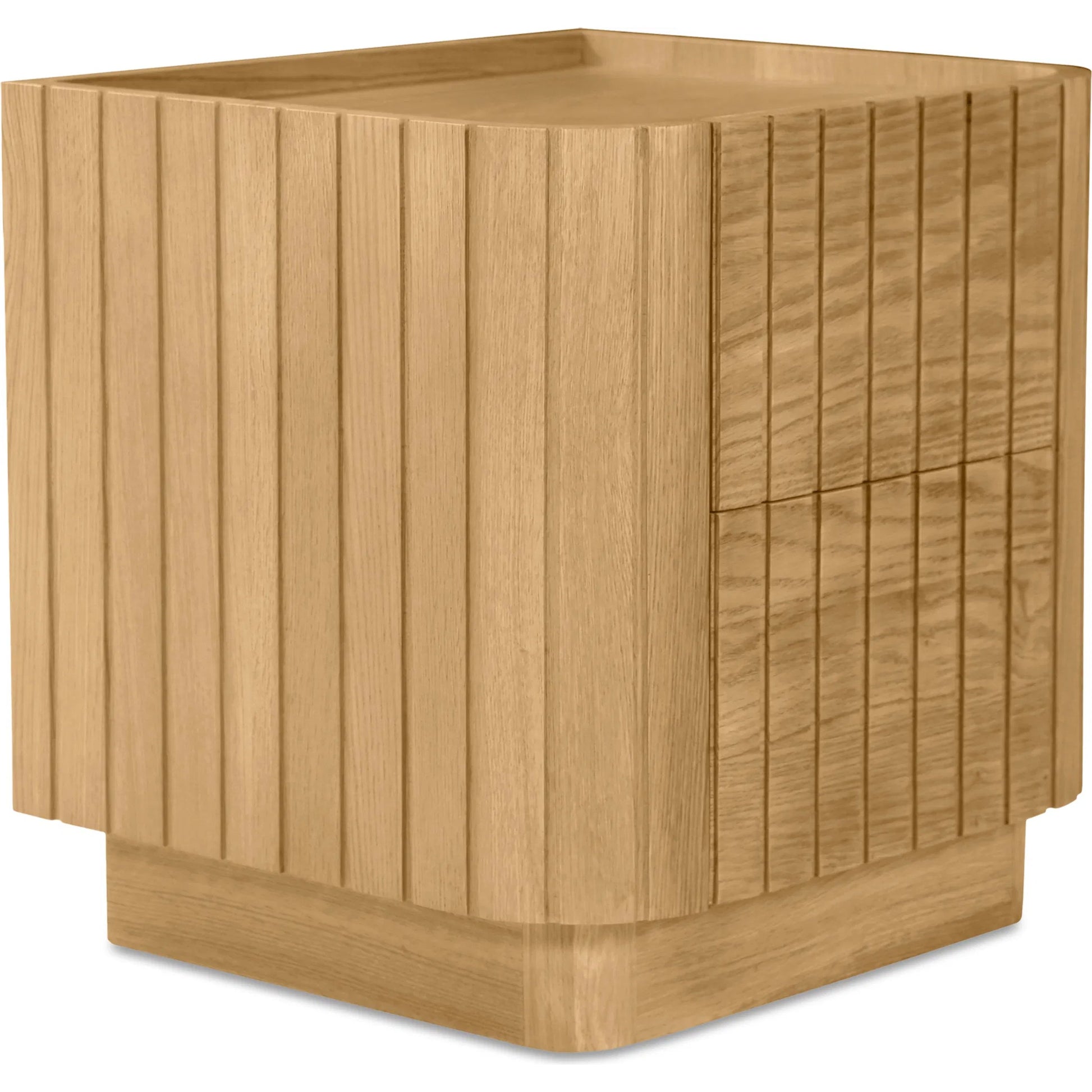 Povera Nightstand by Moe's Home Collection in black. Made from solid acacia wood, mdf back, drawer base in a modern style.