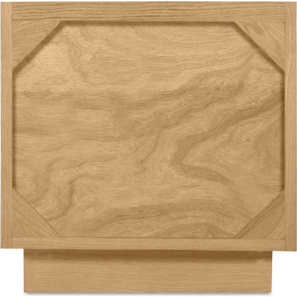 Povera Nightstand by Moe's Home Collection in black. Made from solid acacia wood, mdf back, drawer base in a modern style.