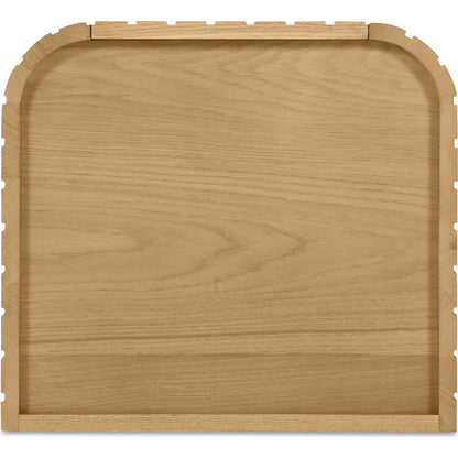 Povera Nightstand by Moe's Home Collection in black. Made from solid acacia wood, mdf back, drawer base in a modern style.