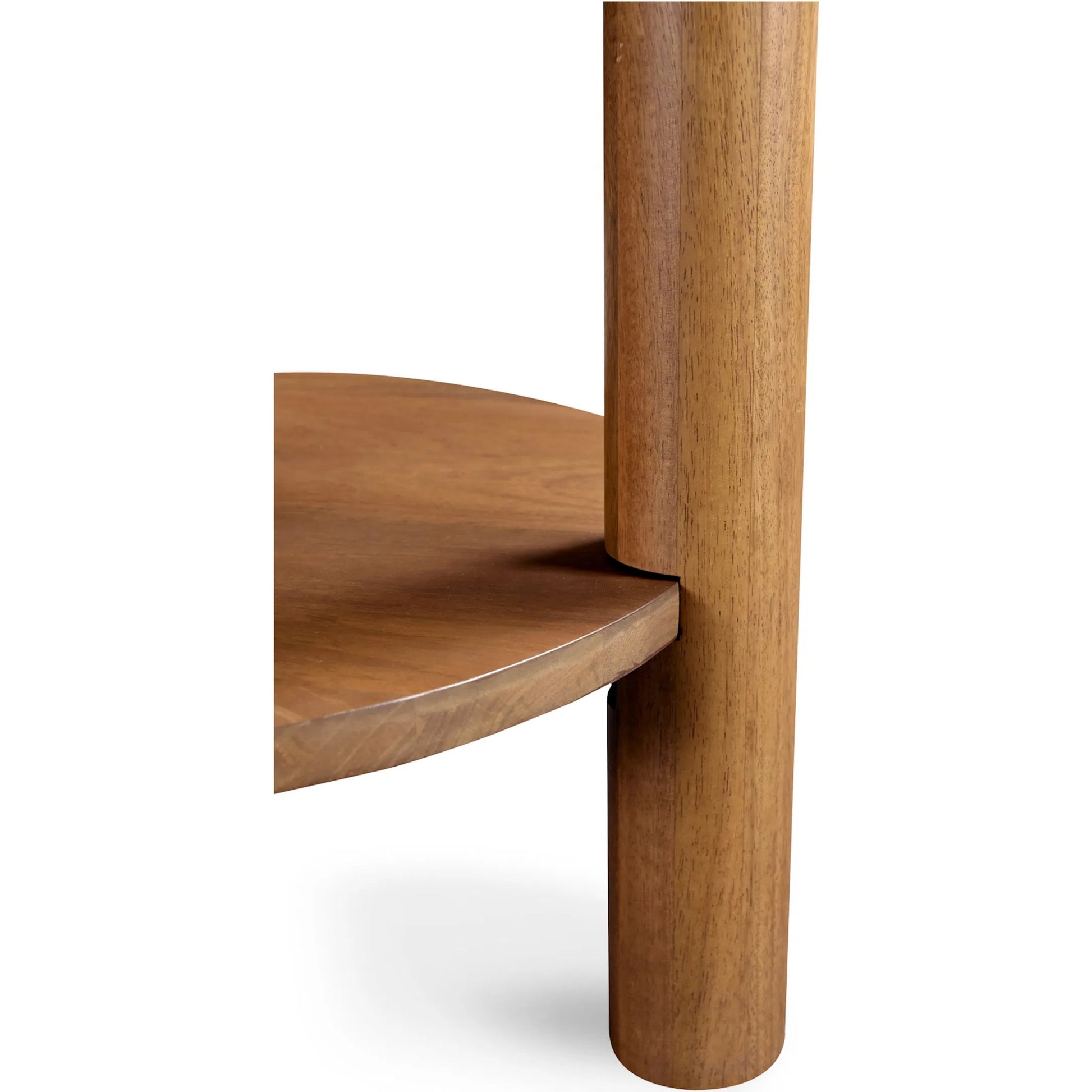 Olsen Accent Table by Moe's Home Collection in rustic farmhouse. Made from solid mango wood in a transitional style.