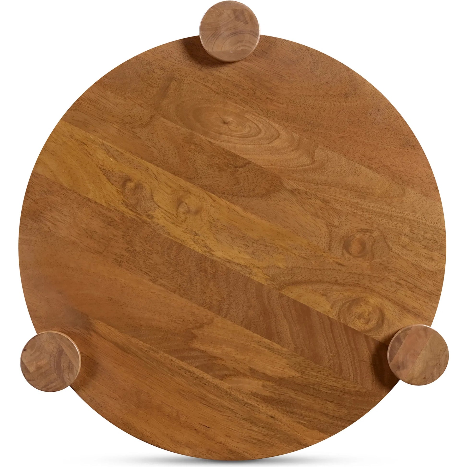 Olsen Accent Table by Moe's Home Collection in rustic farmhouse. Made from solid mango wood in a transitional style.