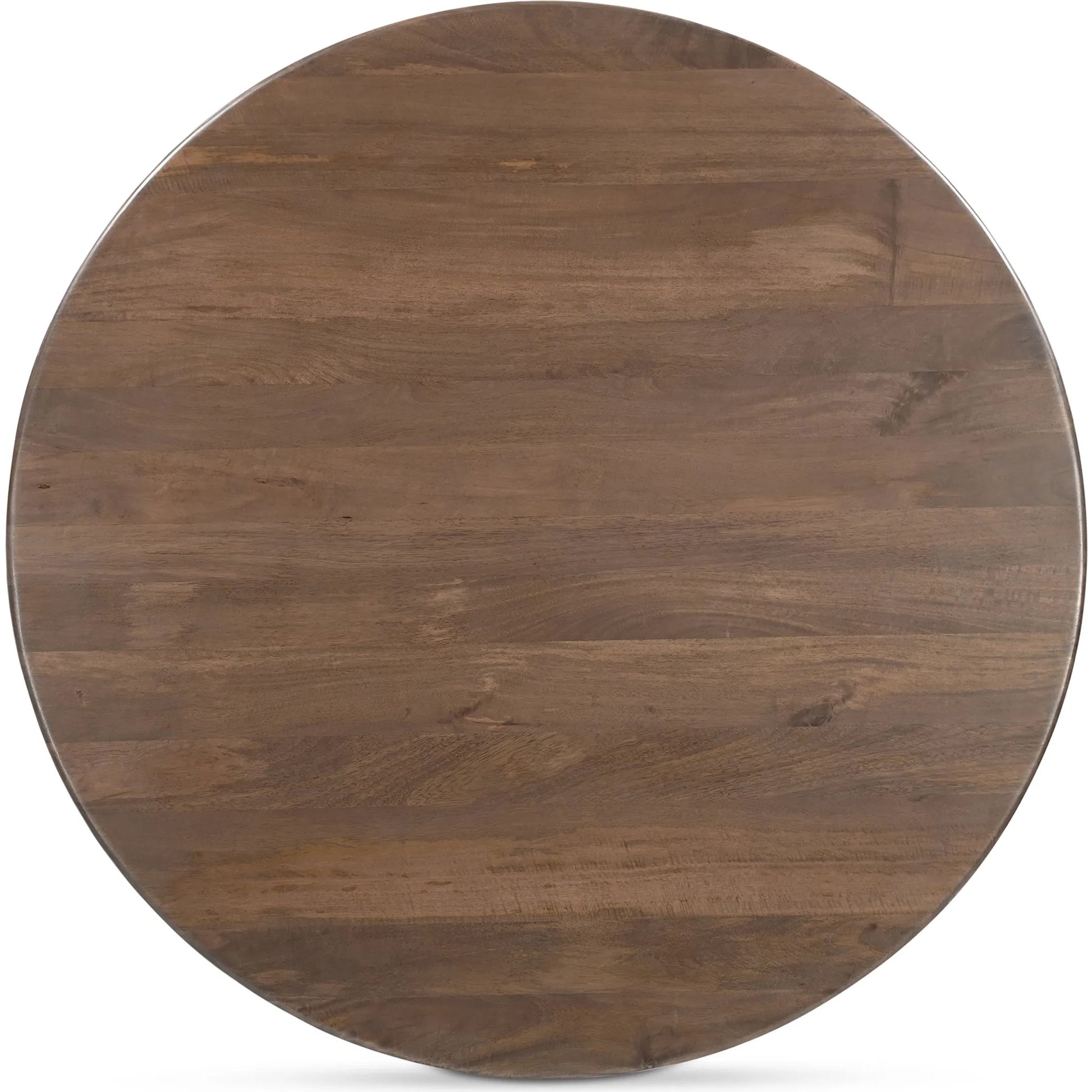 Stanley Dining Table by Moe's Home Collection in brown. Made from mango wood, metal in a traditional style.