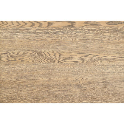 Joel Coffee Table by Moe's Home Collection in natural and natural. Made from oak wood, iron in a traditional style.