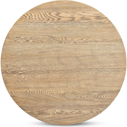 Joel Coffee Table by Moe's Home Collection in natural and natural. Made from oak wood, iron in a traditional style.