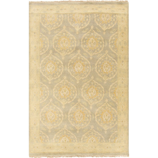 JDE-3001 Rug by Surya in light olive, taupe, olive, mustard. Made from 100% handspun wool in a unique style.