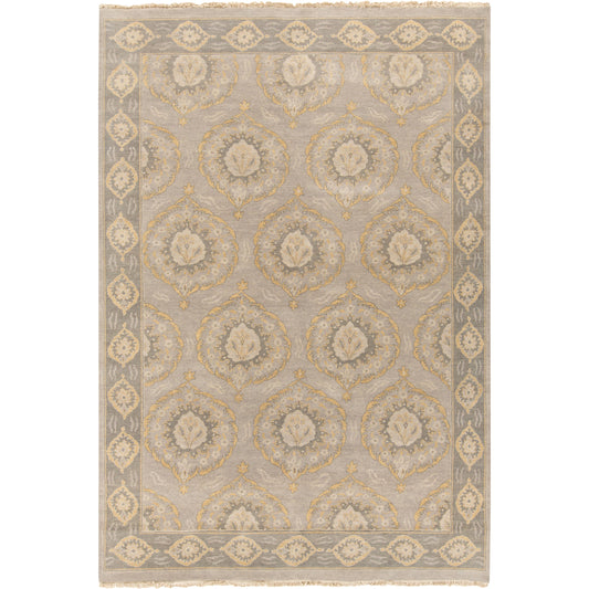 JDE-3002 Rug by Surya in gray, moss. Made from 100% handspun wool in a unique style.