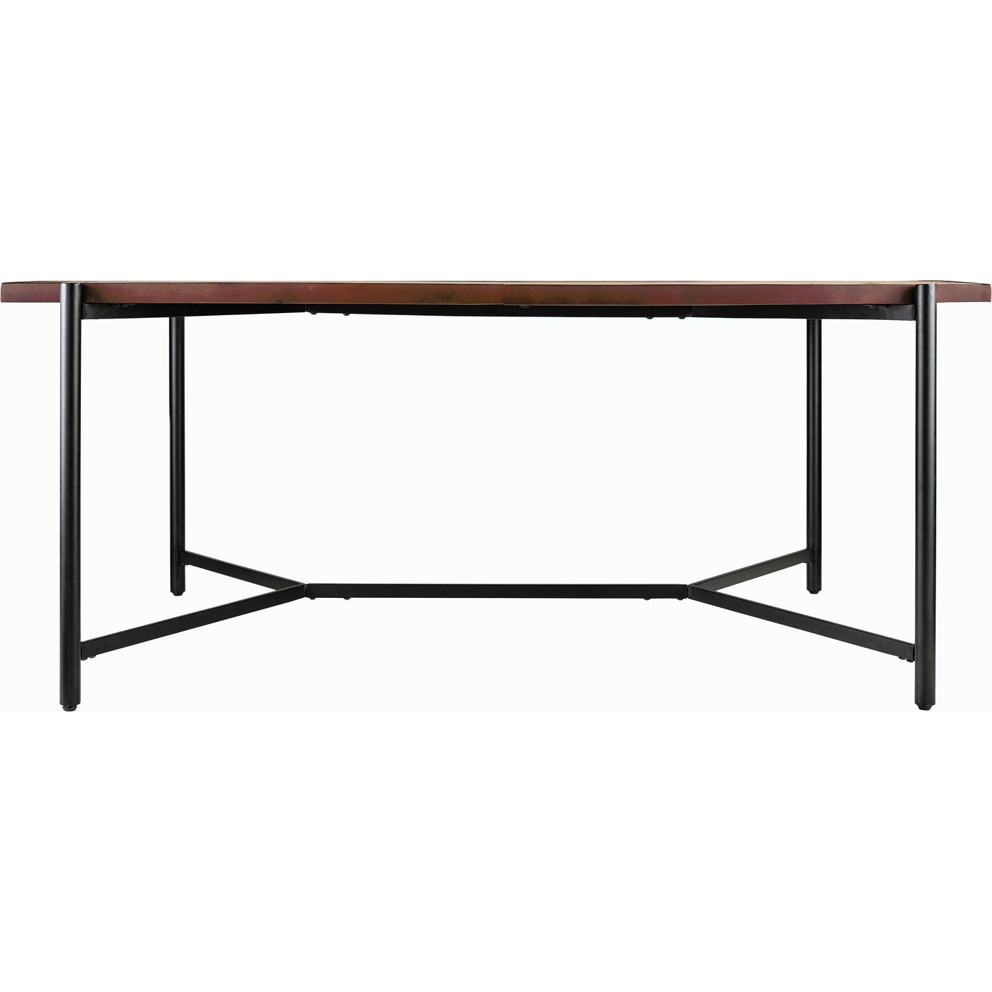 001 SI-2099303 | Primary Silo | Judith Dining Table - 499037 by Surya in top: brown, base: gray and powder coatedlacquered. Made from mango wood, metal in a modern style.