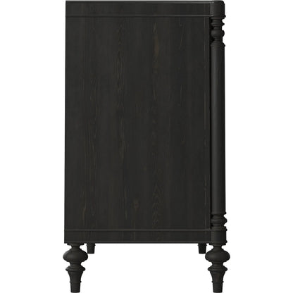 Atrium 3 Drawer Chest by A.R.T. Furniture in hand rubbed black, undertones of brown. Made from unique in a traditional style.