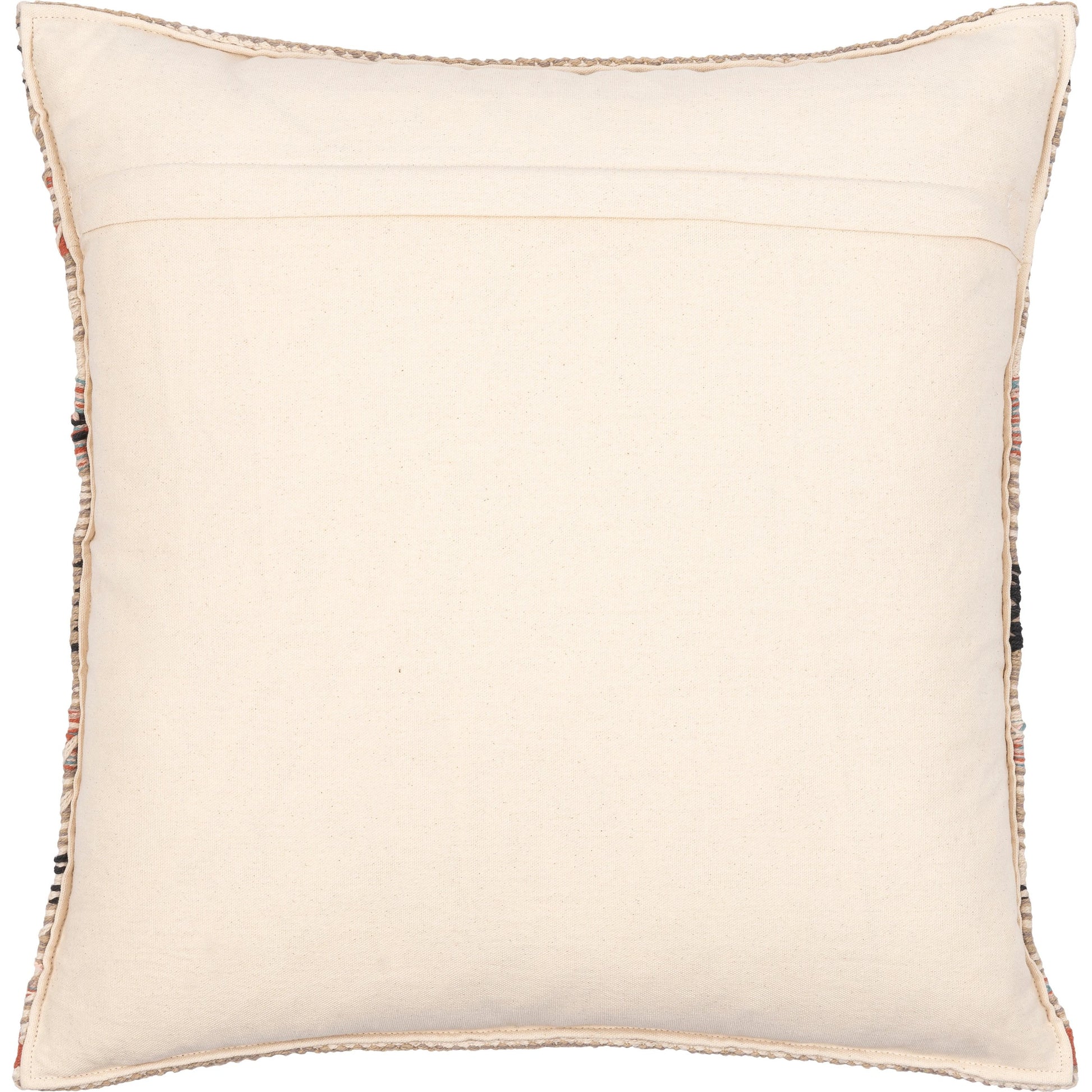 Jaden Pillow - 13453 by Surya in rust, black, blue, light beige, medium gray. Made from 100% cotton in a eclectic & global style.
