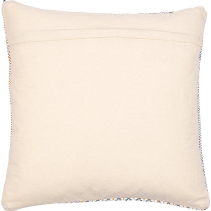 Jaden Pillow - 33058 by Surya in ink blue, white, sky blue, mustard, camel. Made from 100% cotton in a eclectic & global style.