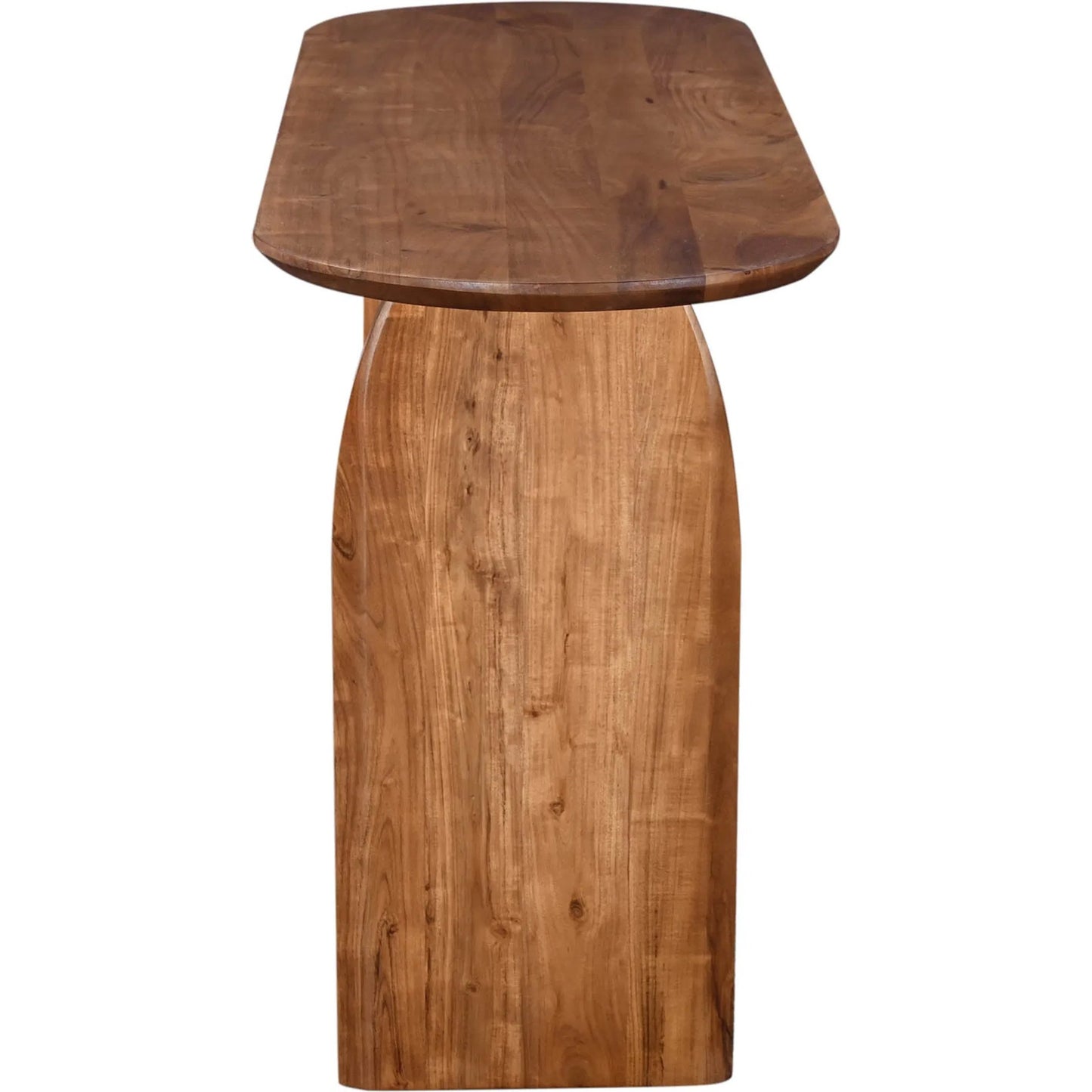 007 SI-2325091 | Additional Silo | Domingo Console by LH Imports in brown and pecan. Made from solid acacia in a unique style.
