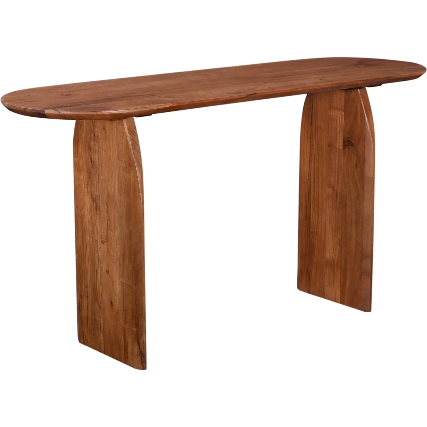 000 SI-2325091 | Primary Silo | Domingo Console by LH Imports in brown and pecan. Made from solid acacia in a unique style.