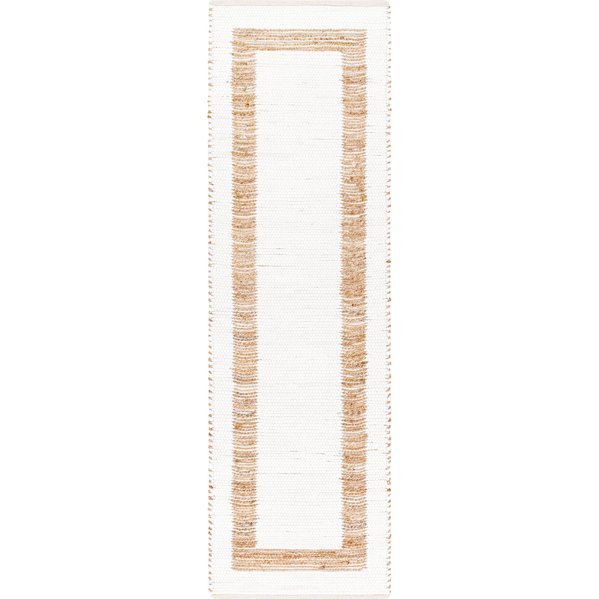 Jean Rug - 32470 by Livabliss. Made from main: 60% recycled fabric, main: 40% jute in a unique style.